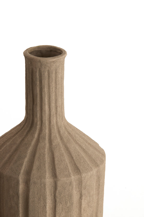 Light & Living Accessories Vase deco 22,5x74 cm AYNA ceramics taupe House of Isabella UK