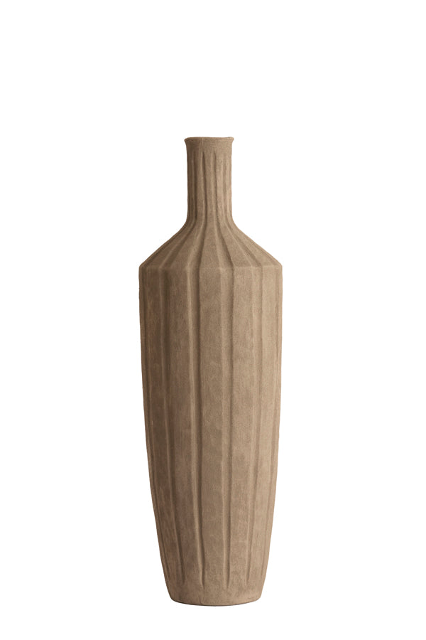 Light & Living Accessories Vase deco 22,5x74 cm AYNA ceramics taupe House of Isabella UK