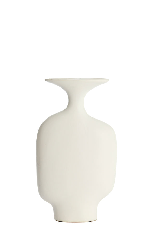 Light & Living Accessories Vase deco 22,5x8x27 cm TROVO ceramics white House of Isabella UK