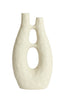 Light & Living Accessories Vase deco 22x11x41 cm KATHA ceramics matt cream House of Isabella UK