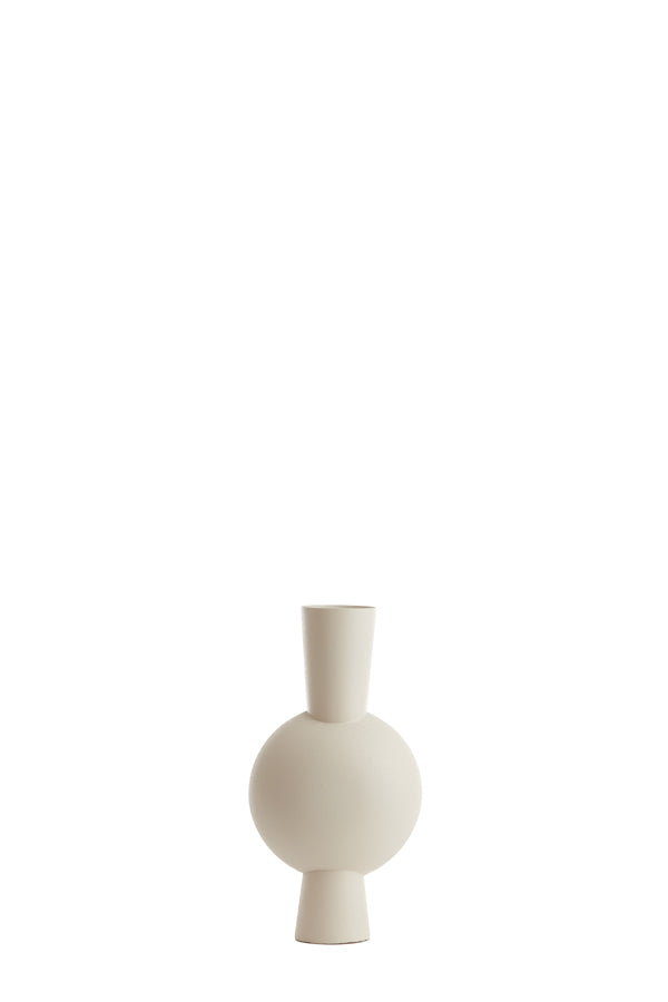 Light & Living Accessories Vase deco 22x14x40 cm KAVANDU cream House of Isabella UK