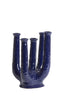Light & Living Accessories Vase deco 22x16,5x30 cm LEONJO ceramics dark blue House of Isabella UK