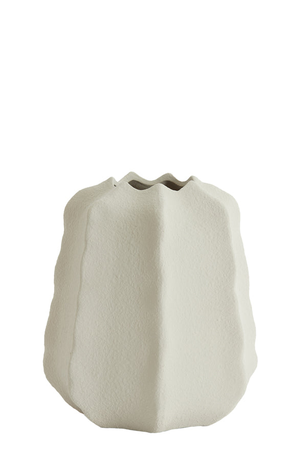 Light & Living Accessories Vase deco 22x25,5 cm ARIEIRO ceramics cream House of Isabella UK