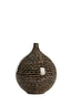 Light & Living Accessories Vase deco 22x25 cm ELORZA dark brown+natural House of Isabella UK