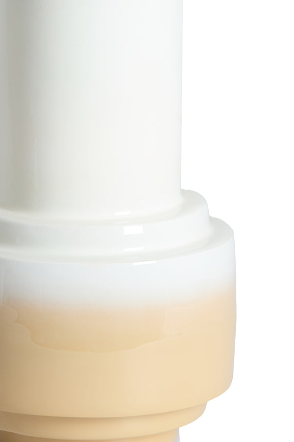 Light & Living Accessories Vase deco 22x33,5 cm CARIMA cream+beige House of Isabella UK