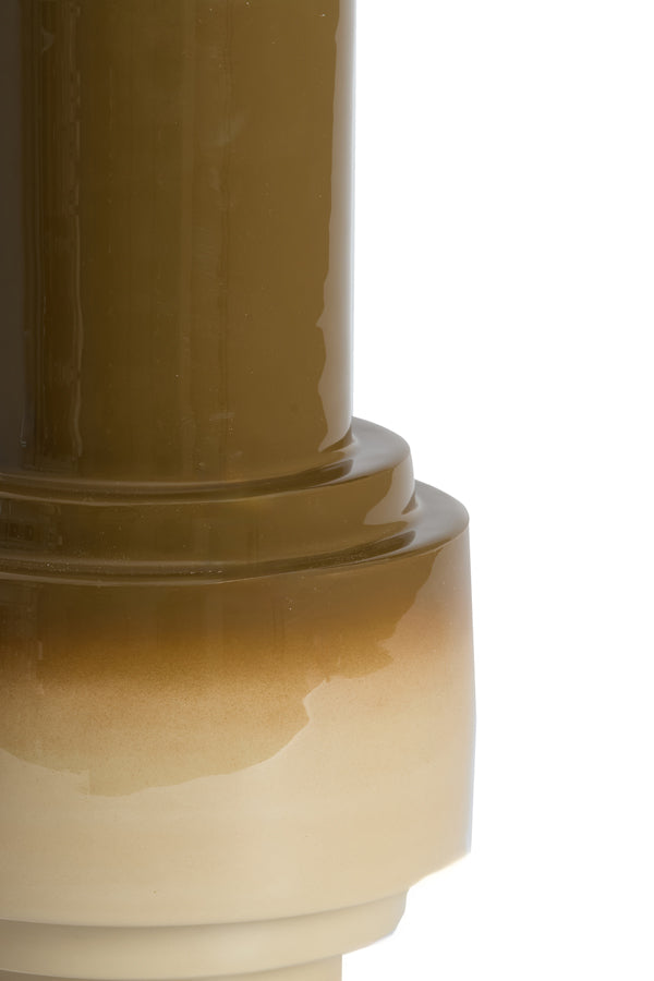Light & Living Accessories Vase deco 22x33,5 cm CARIMA dark brown+sand House of Isabella UK