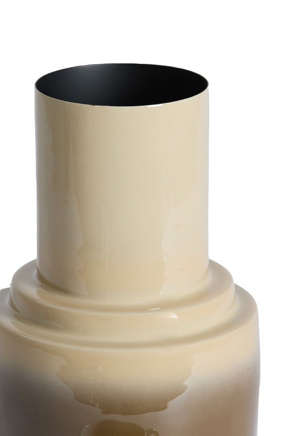 Light & Living Accessories Vase deco 22x33,5 cm CARIMA taupe+dark brown House of Isabella UK