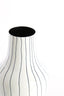 Light & Living Accessories Vase deco 22x40 cm SINDO shiny white+black House of Isabella UK