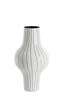 Light & Living Accessories Vase deco 22x40 cm SINDO shiny white+black House of Isabella UK