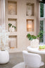 Light & Living Accessories Vase deco 22x9x38 cm VARAZZA ceramics matt beige House of Isabella UK