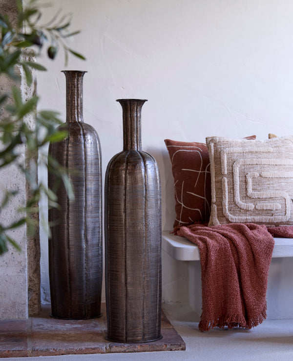 Light & Living Accessories Vase deco 23,5x107 cm PARTO dark brown House of Isabella UK