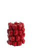 Light & Living Accessories Vase deco 23,5x23x32,5 cm BELLPEPPER ceramics shiny red House of Isabella UK