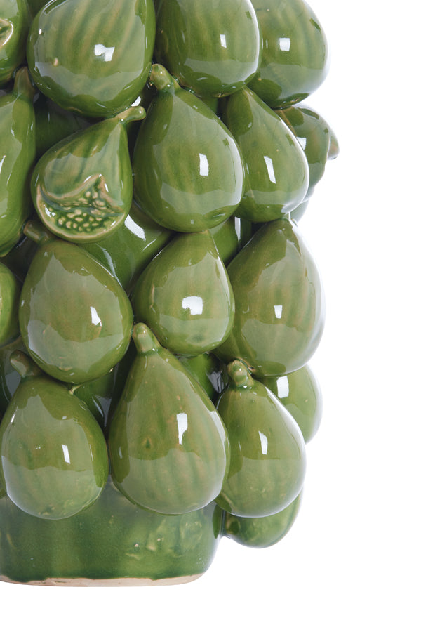 Light & Living Accessories Vase deco 23,5x23x32,5 cm NATALIA ceramics dark green House of Isabella UK