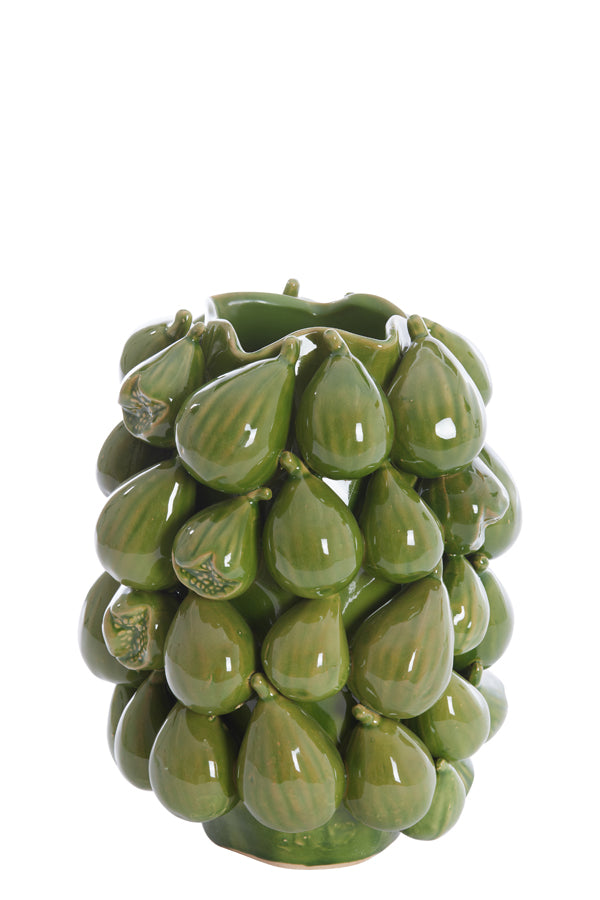 Light & Living Accessories Vase deco 23,5x23x32,5 cm NATALIA ceramics dark green House of Isabella UK