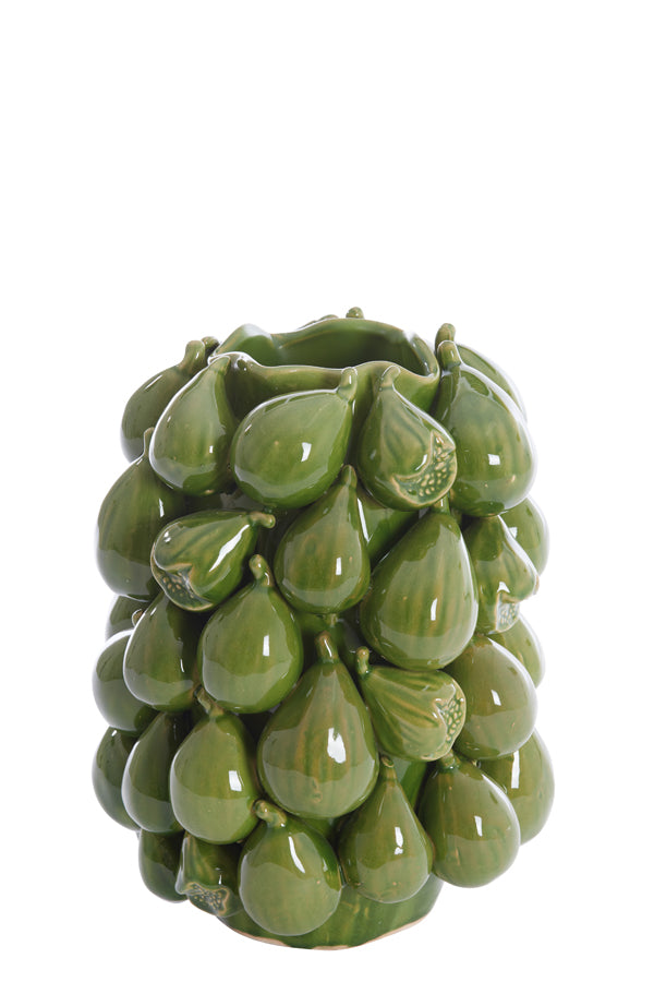 Light & Living Accessories Vase deco 23,5x23x32,5 cm NATALIA ceramics dark green House of Isabella UK
