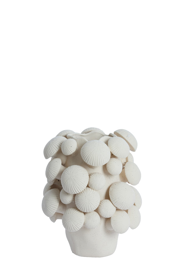 Light & Living Accessories Vase deco 23,5x23x32 cm PLENTZIA matt cream House of Isabella UK