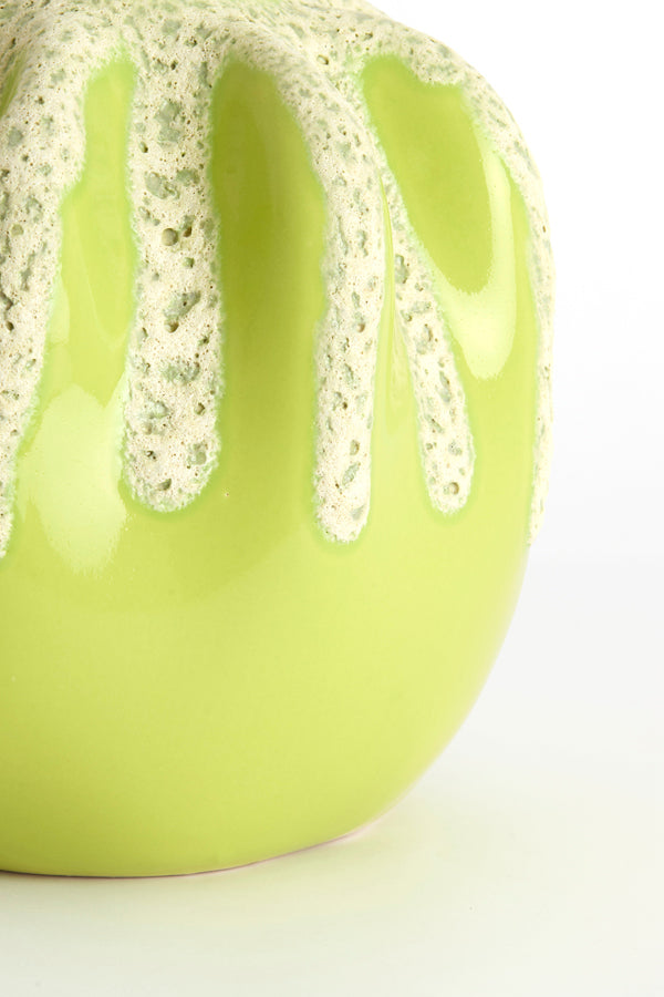 Light & Living Accessories Vase deco 23,5x27,5 cm CHIERI ceramics light green+cream House of Isabella UK