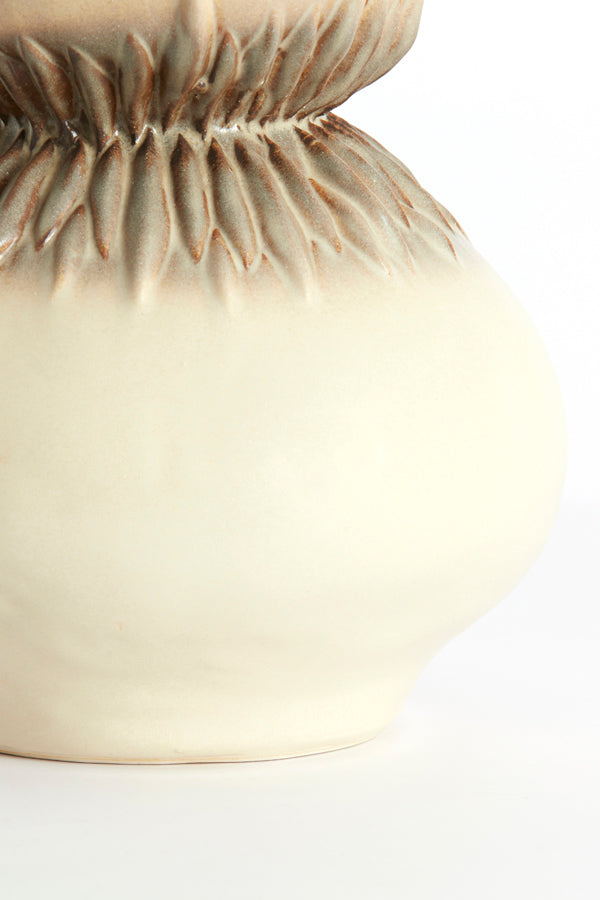 Light & Living Accessories Vase deco 23,5x29,5 cm AVERA ceramics cream-brown House of Isabella UK