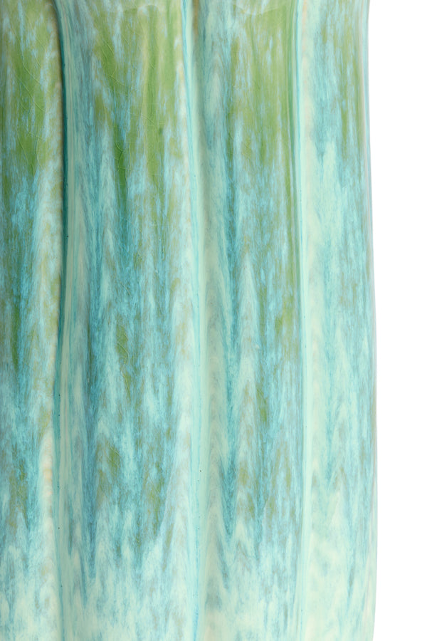 Light & Living Accessories Vase deco 23,5x38 cm SEDONI ceramics green+light blue House of Isabella UK