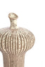 Light & Living Accessories Vase deco 23,5x42,5 cm NEVANO matt dark brown+cream House of Isabella UK