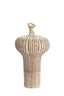 Light & Living Accessories Vase deco 23,5x42,5 cm NEVANO matt dark brown+cream House of Isabella UK