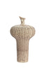 Light & Living Accessories Vase deco 23,5x42,5 cm NEVANO matt dark brown+cream House of Isabella UK