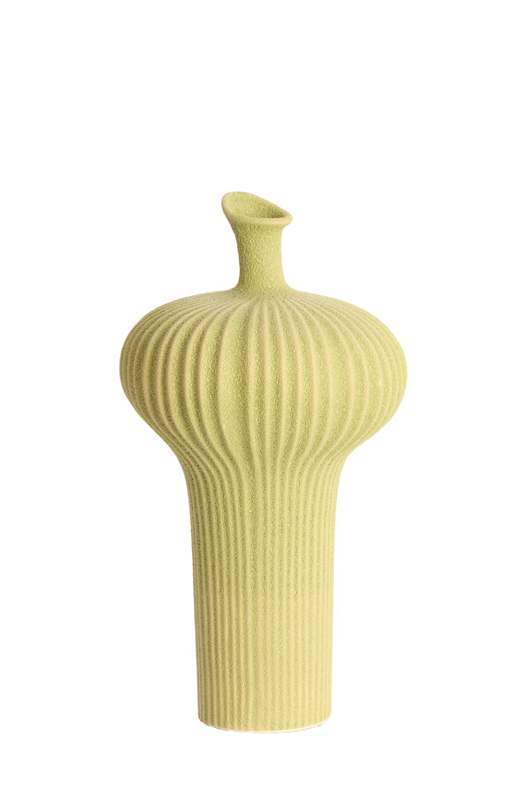 Light & Living Accessories Vase deco 23,5x42,5 cm NEVANO matt green House of Isabella UK