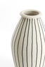 Light & Living Accessories Vase deco 23,5x43 cm DIPHU ceramics cream-black House of Isabella UK