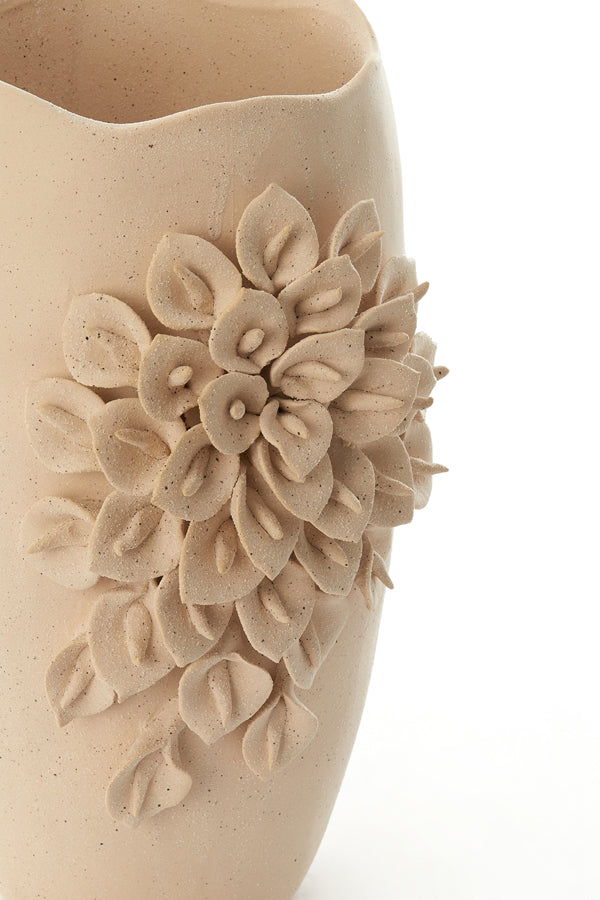 Light & Living Accessories Vase deco 23x19x35,5 cm AMIATA ceramics matt cream House of Isabella UK