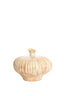 Light & Living Accessories Vase deco 23x22,5x18 cm NEVANO cream+orange-brown House of Isabella UK