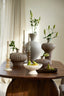 Light & Living Accessories Vase deco 23x22,5x18 cm NEVANO matt dark brown+cream House of Isabella UK