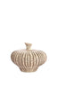 Light & Living Accessories Vase deco 23x22,5x18 cm NEVANO matt dark brown+cream House of Isabella UK