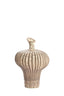 Light & Living Accessories Vase deco 23x22x32,5 cm NEVANO matt dark brown+cream House of Isabella UK