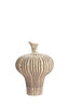 Light & Living Accessories Vase deco 23x22x32,5 cm NEVANO matt dark brown+cream House of Isabella UK