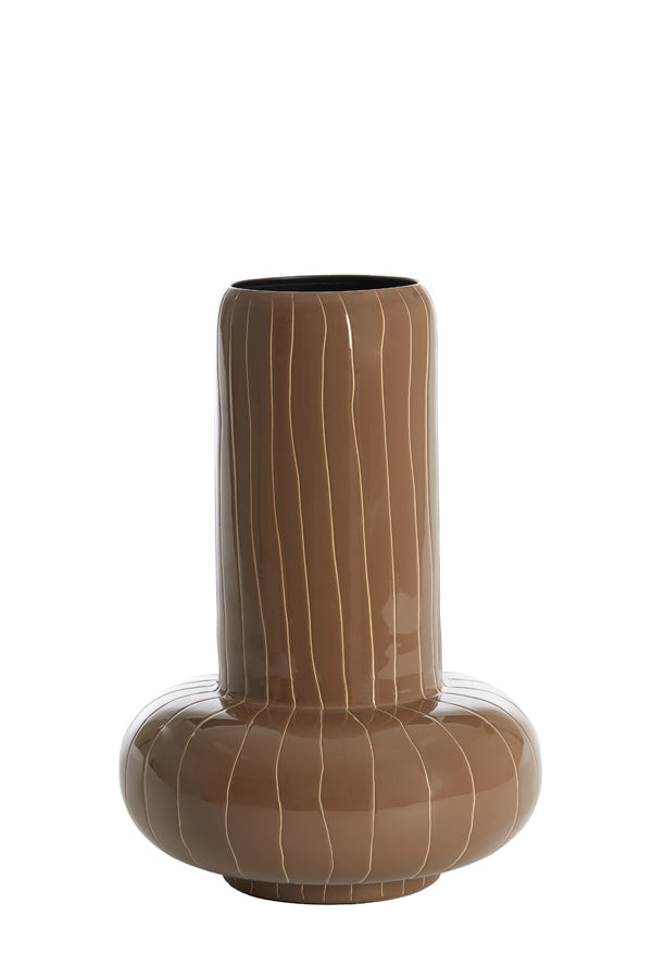 Light & Living Accessories Vase deco 23x33 cm ASANO brown-cream House of Isabella UK