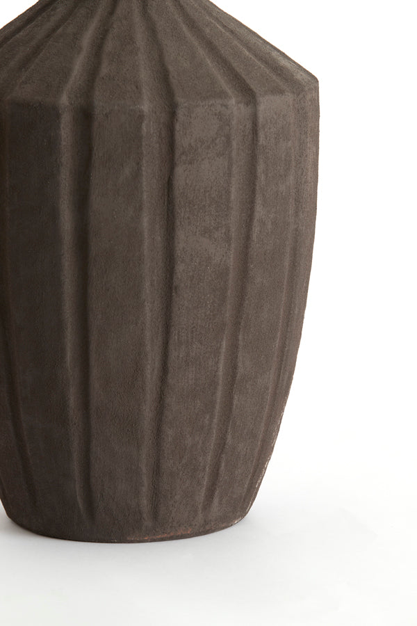 Light & Living Accessories Vase deco 23x43,5 cm AYNA ceramics dark brown House of Isabella UK