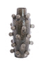 Light & Living Accessories Vase deco 23x43 cm MOLLY ceramics dark brown House of Isabella UK
