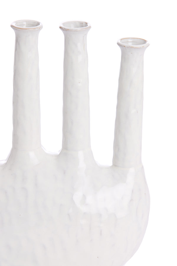 Light & Living Accessories Vase deco 24,5x11,5x34,5 cm BEKAPO ceramics cream House of Isabella UK
