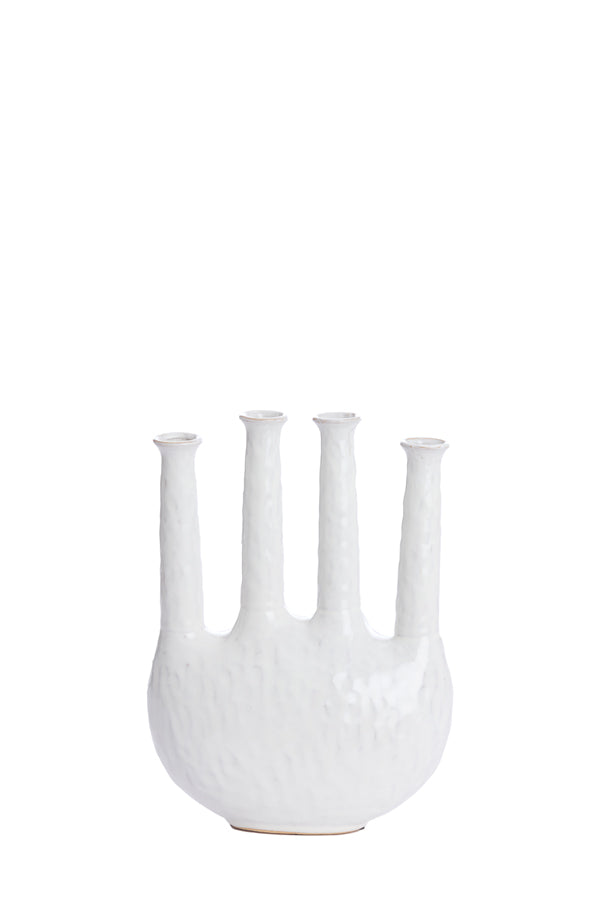 Light & Living Accessories Vase deco 24,5x11,5x34,5 cm BEKAPO ceramics cream House of Isabella UK