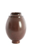 Light & Living Accessories Vase deco 24,5x33,5 cm LOREA ceramics matt dark red-brown House of Isabella UK