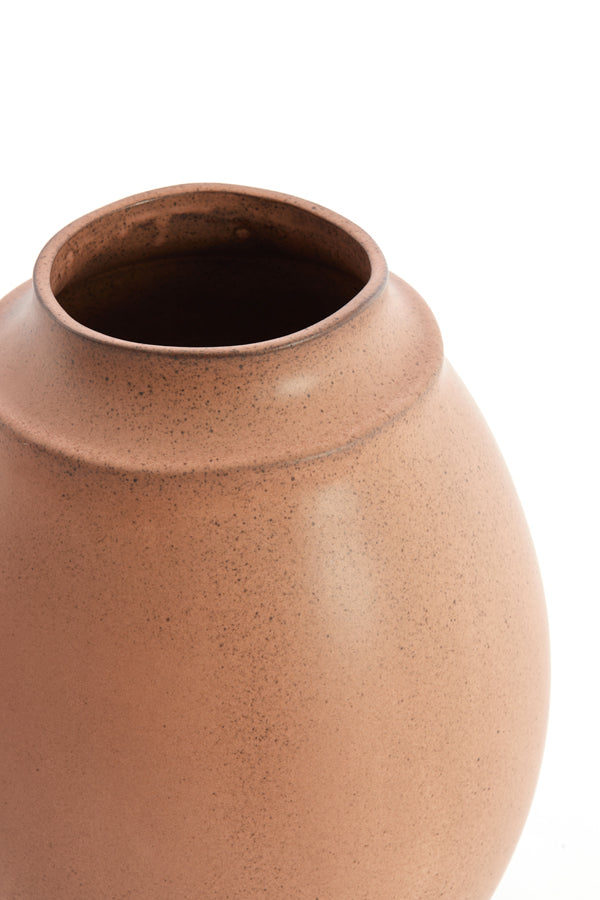 Light & Living Accessories Vase deco 24,5x33,5 cm LOREA ceramics matt terra pink House of Isabella UK