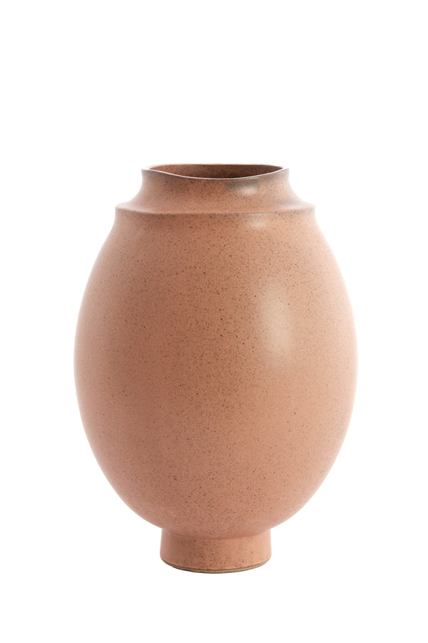 Light & Living Accessories Vase deco 24,5x33,5 cm LOREA ceramics matt terra pink House of Isabella UK