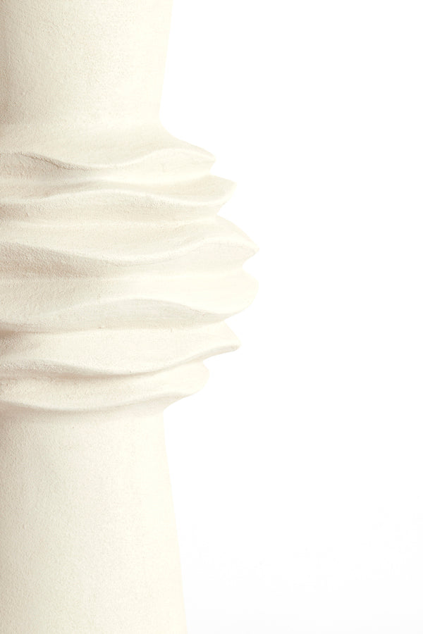 Light & Living Accessories Vase deco 24,5x73 cm OLIVORA ceramics cream House of Isabella UK