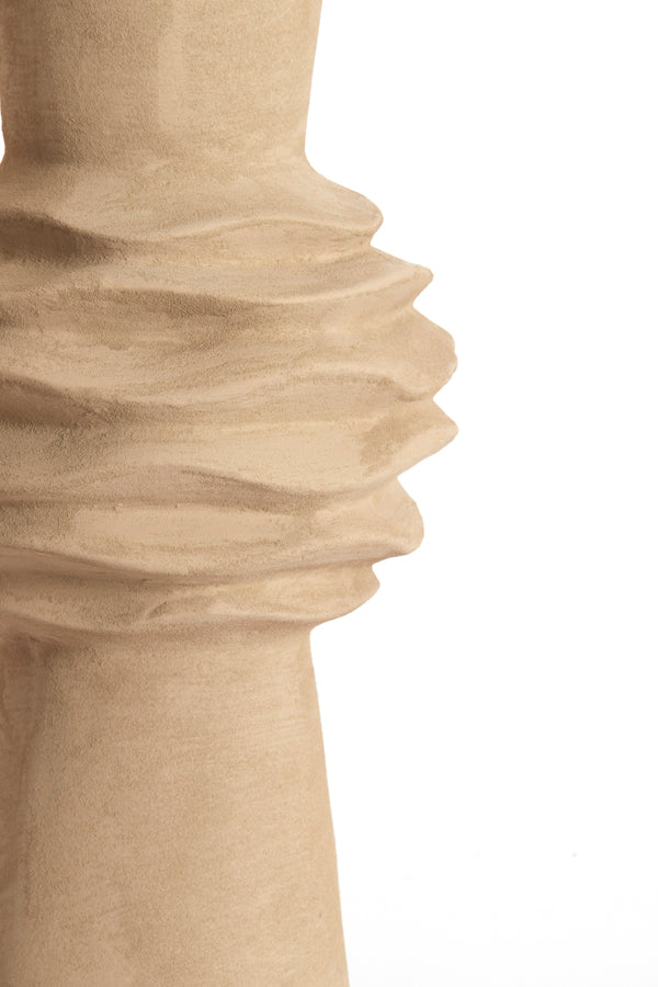 Light & Living Accessories Vase deco 24,5x73 cm OLIVORA ceramics light brown House of Isabella UK