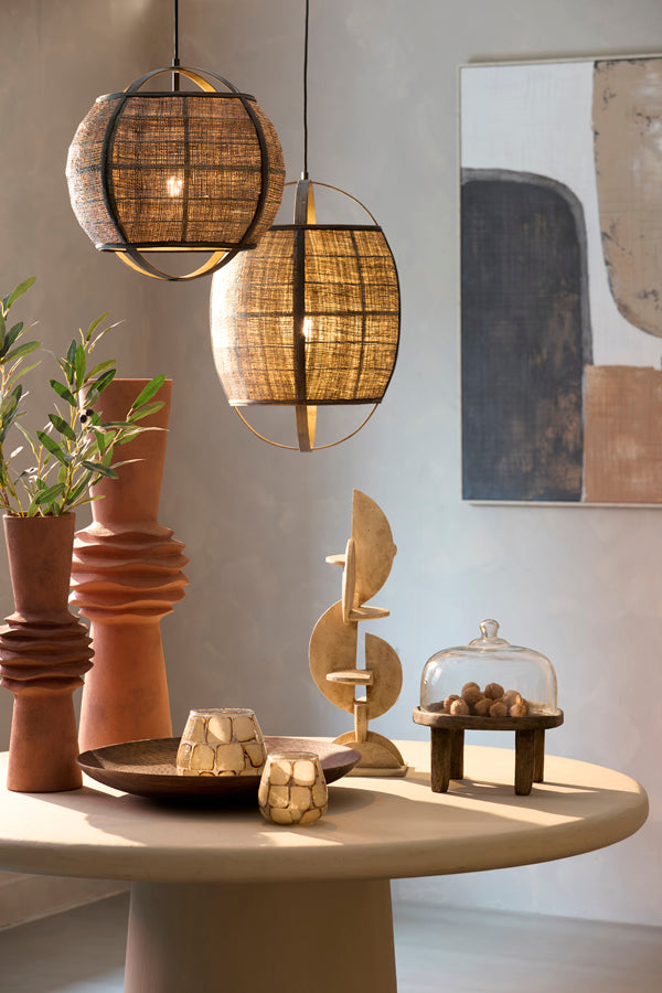 Light & Living Accessories Vase deco 24,5x73 cm OLIVORA ceramics terra House of Isabella UK