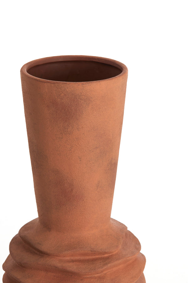 Light & Living Accessories Vase deco 24,5x73 cm OLIVORA ceramics terra House of Isabella UK