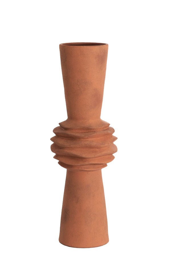 Light & Living Accessories Vase deco 24,5x73 cm OLIVORA ceramics terra House of Isabella UK