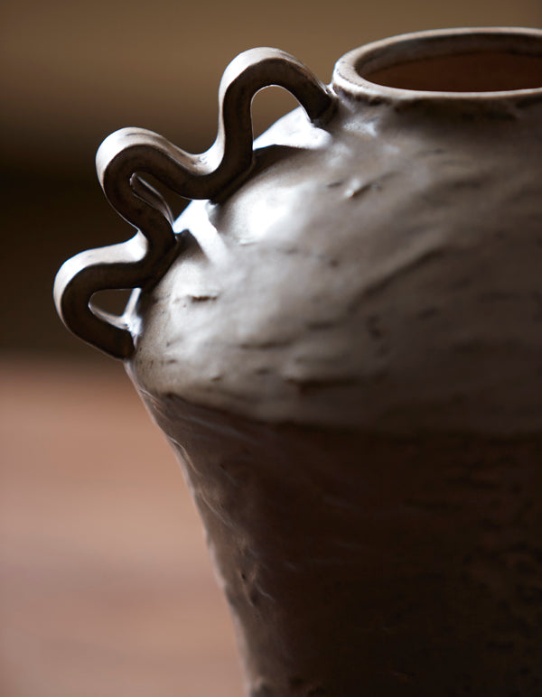 Light & Living Accessories Vase deco 24x20,5x28 cm VOLCA ceramics brown House of Isabella UK