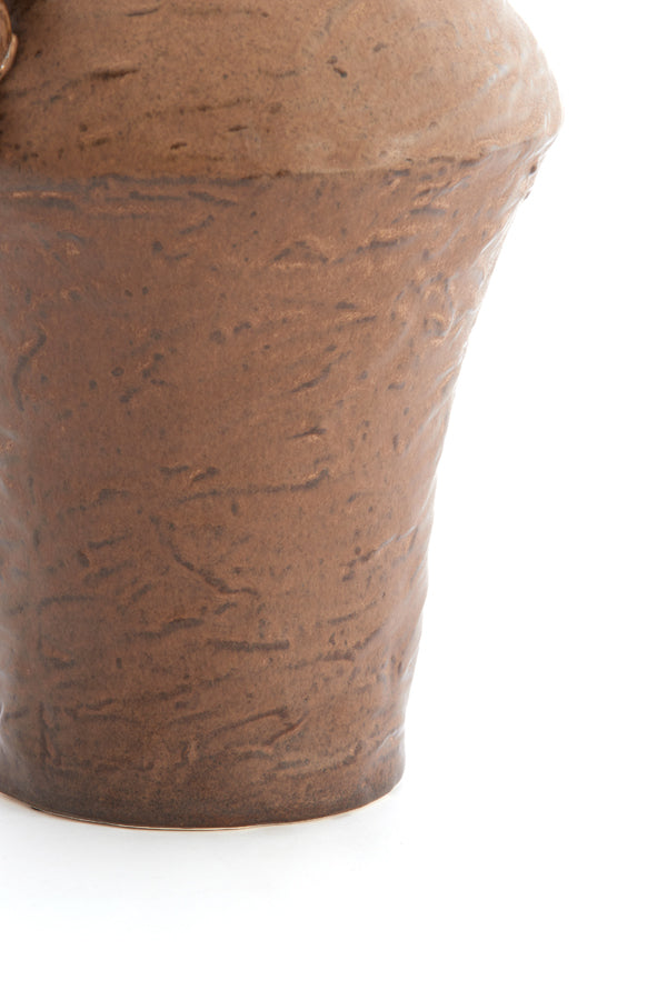 Light & Living Accessories Vase deco 24x20,5x28 cm VOLCA ceramics brown House of Isabella UK