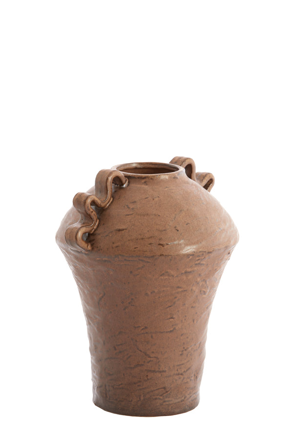 Light & Living Accessories Vase deco 24x20,5x28 cm VOLCA ceramics brown House of Isabella UK